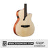 SQOE SQ-K-E 40 inch Grand Auditorium Acoustic Guitar with Sqoe KLT-18A pick up | Zoso Music Sdn Bhd