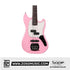 SQOE SJB400 Short Scale 4 String Jazz Bass Guitar, Roasted Maple Neck, Rosewood Fretboard