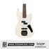 SQOE SJB400 Short Scale 4 String Jazz Bass Guitar, Roasted Maple Neck, Rosewood Fretboard