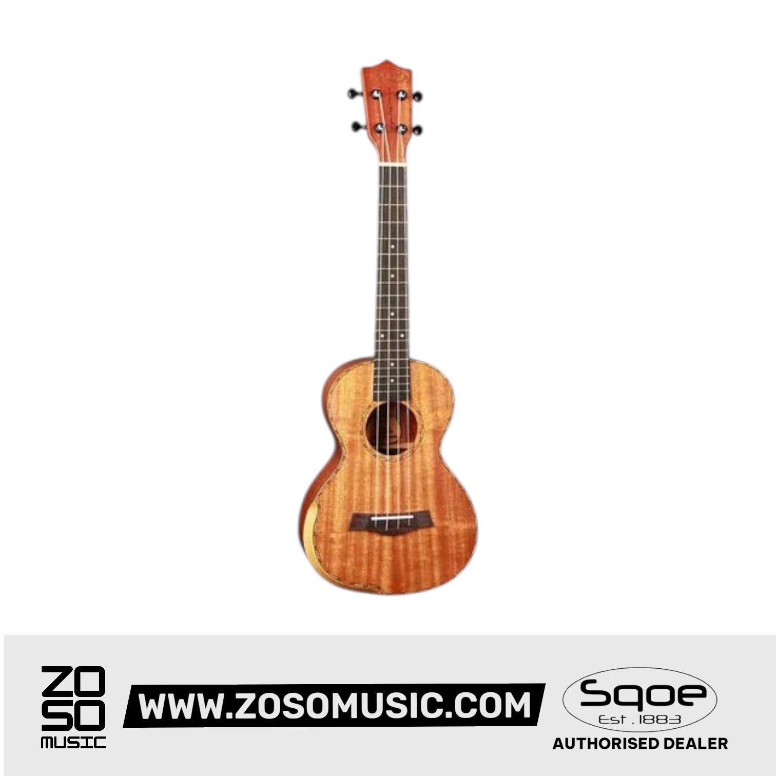 SQOE SQ-UK-601 , 26 inch Tenor Full Mahagony Body Ukulele