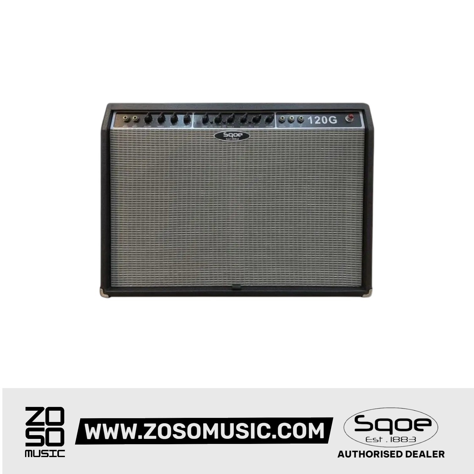 Sqoe SQ-120G Portable 120W Electric Guitar Amplifier | Zoso Music Sdn Bhd
