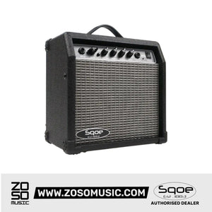Sqoe SQ-20G Portable 20W Electric Guitar Amplifier | Zoso Music Sdn Bhd
