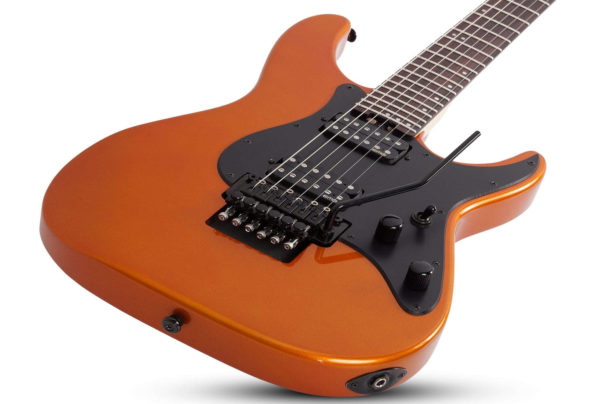SCHECTER SUN VALLEY SUPER SHREDDER WITH FLOYD ROSE - LAMBO ORANGE (1281), SCHECTER, ELECTRIC GUITAR, schecter-electric-guitar-sunvalley-ss-fr-lo, ZOSO MUSIC SDN BHD