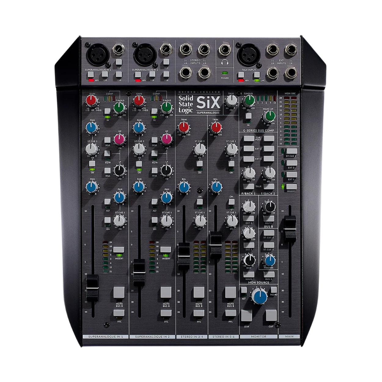 Solid State Logic SiX Top View Zoso Music