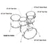 Tama ST52H6C-CSS Stagestar Series 5-piece Drum Set, Scorched Copper Sparkle |  TAMA |  DRUM-ACOUSTIC |  Zoso Music