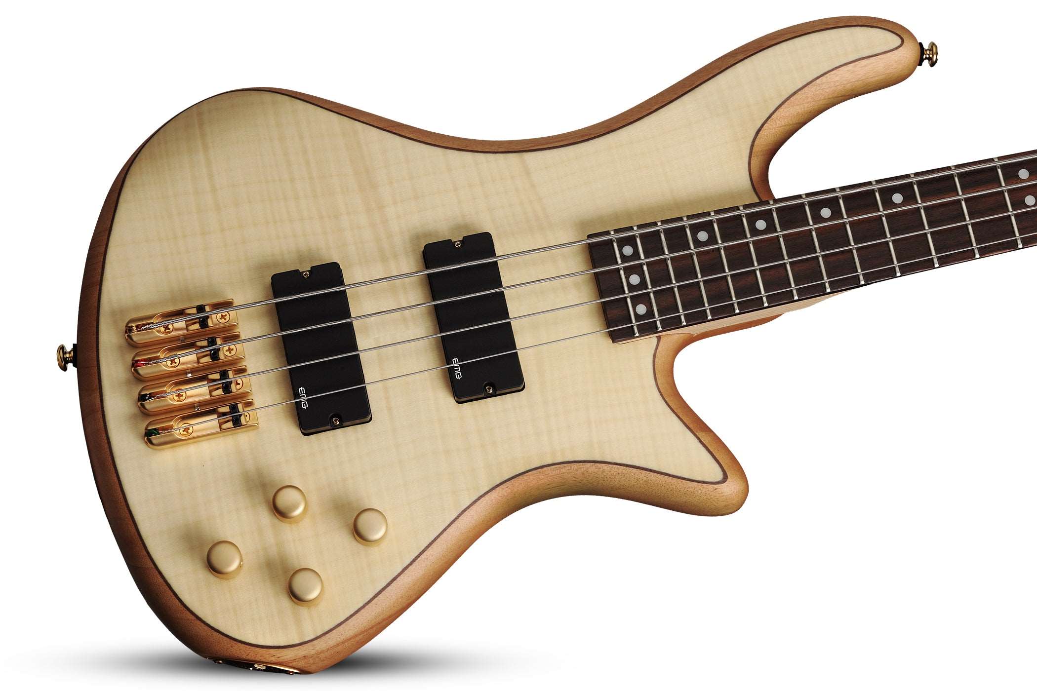 SCHECTER STILETTO CUSTOM-4 4-STRING BASS GUITAR - NATURAL SATIN (2531) MADE IN INDONESIA, SCHECTER, BASS GUITAR, schecter-bass-guitar-sti-custom4-ns, ZOSO MUSIC SDN BHD