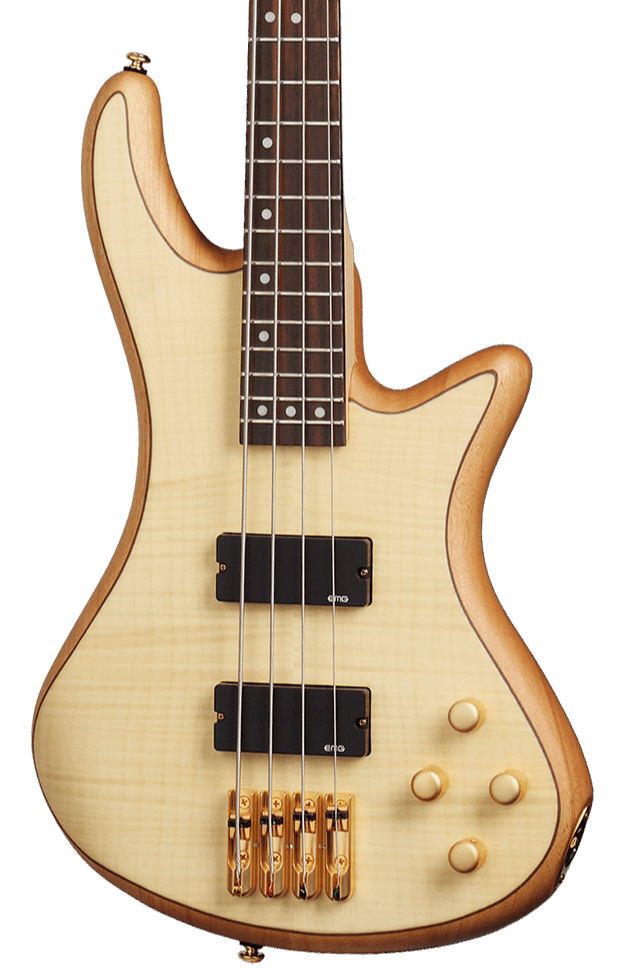 SCHECTER STILETTO CUSTOM-4 4-STRING BASS GUITAR - NATURAL SATIN (2531) MADE IN INDONESIA, SCHECTER, BASS GUITAR, schecter-bass-guitar-sti-custom4-ns, ZOSO MUSIC SDN BHD