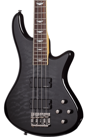 SCHECTER STILETTO EXTREME-4 BASS GUITAR - SEE-THRU BLACK (2503) MADE IN INDONESIA, SCHECTER, BASS GUITAR, schecter-bass-guitar-sti-extreme4-stb, ZOSO MUSIC SDN BHD