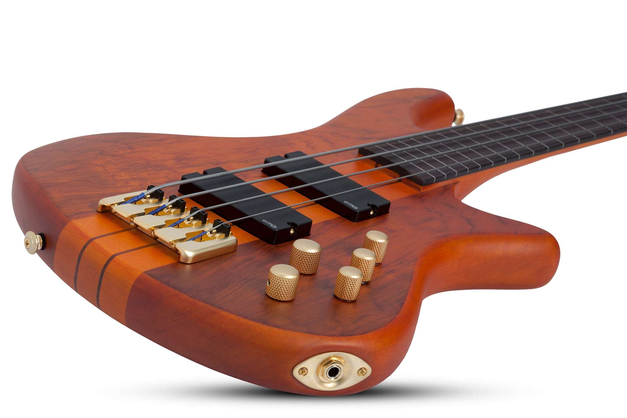 SCHECTER STILETTO STUDIO-4 FL FRETLESS 4-STRING BASS - HONEY SATIN (2750) MADE IN KOREA, SCHECTER, BASS GUITAR, schecter-bass-guitar-sti-studio4-fl-hs, ZOSO MUSIC SDN BHD