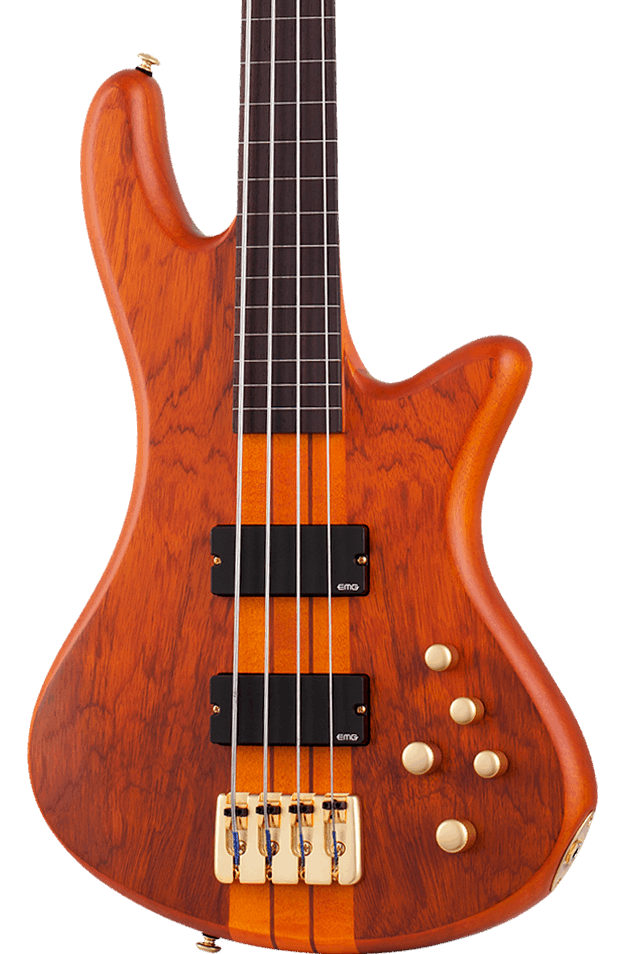 SCHECTER STILETTO STUDIO-4 FL FRETLESS 4-STRING BASS - HONEY SATIN (2750) MADE IN KOREA, SCHECTER, BASS GUITAR, schecter-bass-guitar-sti-studio4-fl-hs, ZOSO MUSIC SDN BHD