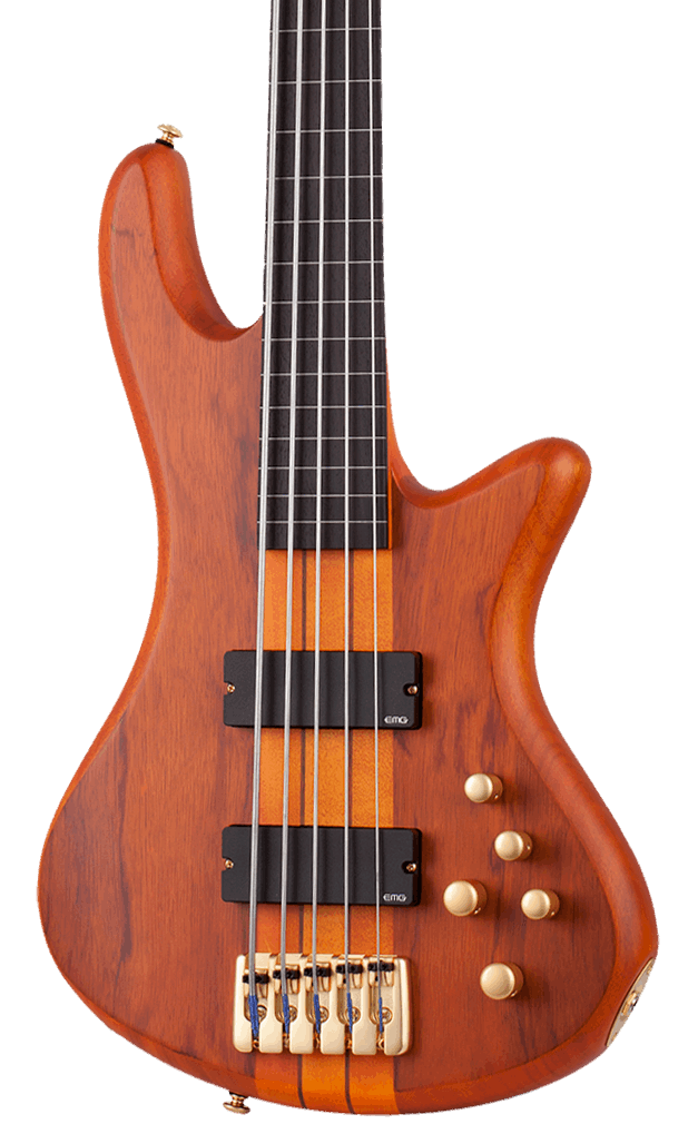 SCHECTER STILETTO STUDIO-5 FL FRETLESS 5-STRING BASS - HONEY SATIN (2770) MADE IN KOREA, SCHECTER, BASS GUITAR, schecter-bass-guitar-sti-studio5-fl-hs, ZOSO MUSIC SDN BHD