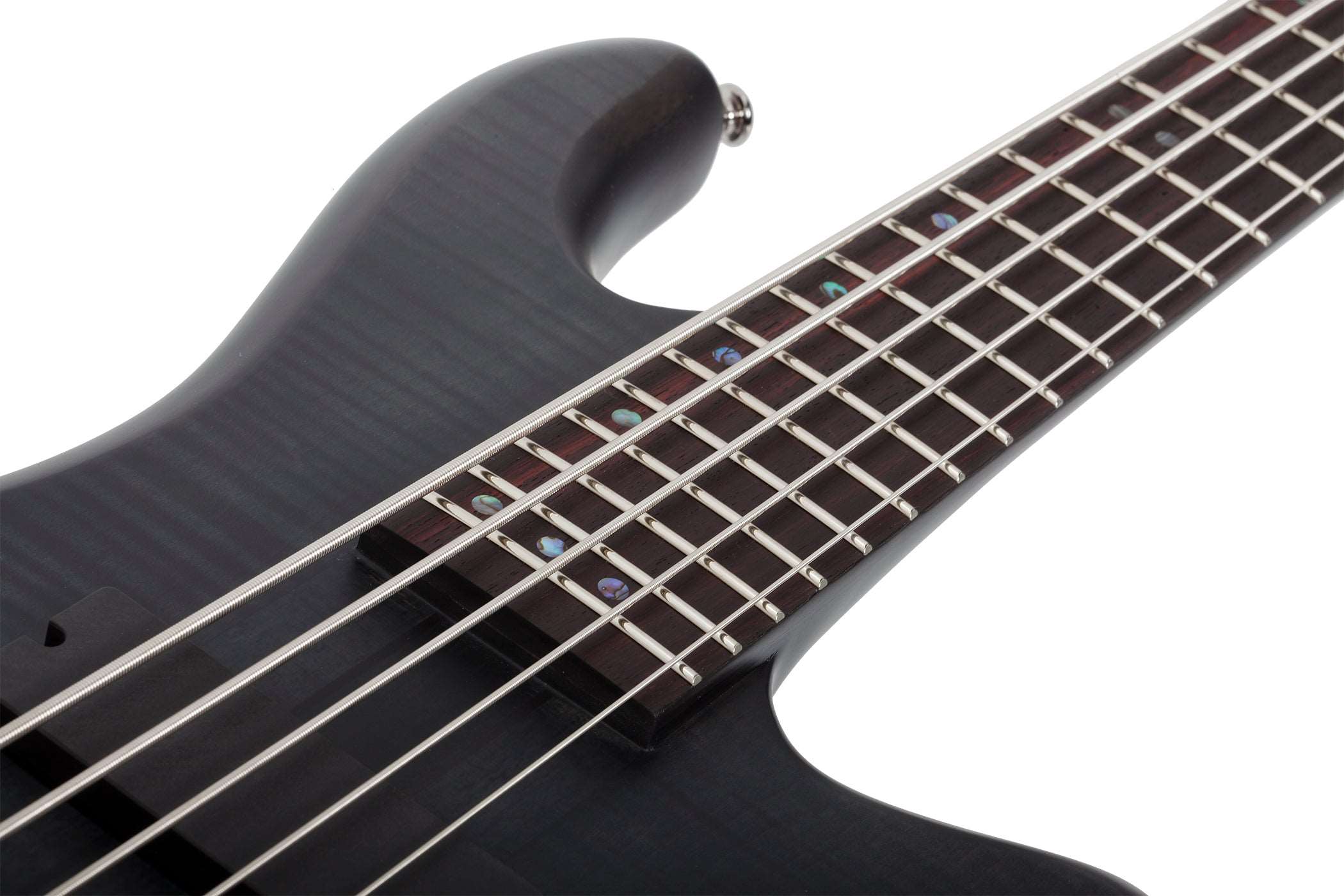 SCHECTER STILETTO STUDIO-5 STRING BASS GUITAR SEE-THRU BLACK SATIN (2721) MADE IN KORA, SCHECTER, BASS GUITAR, schecter-bass-guitar-studio5-st-stb, ZOSO MUSIC SDN BHD