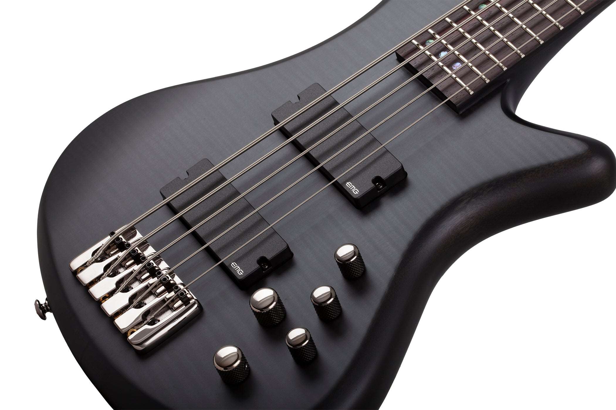 SCHECTER STILETTO STUDIO-5 STRING BASS GUITAR SEE-THRU BLACK SATIN (2721) MADE IN KORA, SCHECTER, BASS GUITAR, schecter-bass-guitar-studio5-st-stb, ZOSO MUSIC SDN BHD
