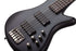 SCHECTER STILETTO STUDIO-5 STRING BASS GUITAR SEE-THRU BLACK SATIN (2721) MADE IN KORA, SCHECTER, BASS GUITAR, schecter-bass-guitar-studio5-st-stb, ZOSO MUSIC SDN BHD