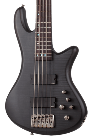 SCHECTER STILETTO STUDIO-5 STRING BASS GUITAR SEE-THRU BLACK SATIN (2721) MADE IN KORA, SCHECTER, BASS GUITAR, schecter-bass-guitar-studio5-st-stb, ZOSO MUSIC SDN BHD