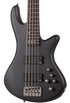 SCHECTER STILETTO STUDIO-5 STRING BASS GUITAR SEE-THRU BLACK SATIN (2721) MADE IN KORA, SCHECTER, BASS GUITAR, schecter-bass-guitar-studio5-st-stb, ZOSO MUSIC SDN BHD