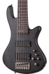 SCHECTER STILETTO STUDIO-6 6-STRING ELECTRIC BASS GUITAR - SEE-THRU BLACK SATIN (2731) MADE IN KOREA, SCHECTER, BASS GUITAR, schecter-bass-guitar-scch-sti-studio6-stbs, ZOSO MUSIC SDN BHD