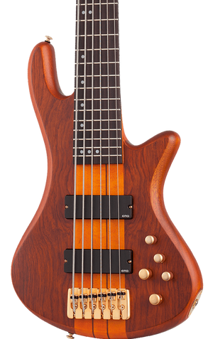 SCHECTER STILETTO STUDIO-6 6-STRING ELECTRIC BASS GUITAR - HONEY SATIN (2730) MADE IN KOREA, SCHECTER, BASS GUITAR, schecter-bass-guitar-sti-studio6-hs, ZOSO MUSIC SDN BHD