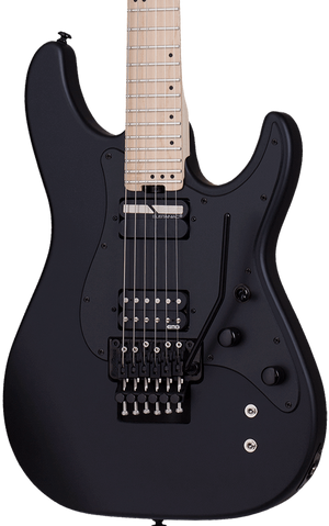 SCHECTER SUN VALLEY SUPER SHREDDER WITH FLOYD ROSE (1285)-SATIN BLACK MADE IN KOREA, SCHECTER, ELECTRIC GUITAR, schecter-electric-guitar-sunvalley-ss-fr-sb, ZOSO MUSIC SDN BHD