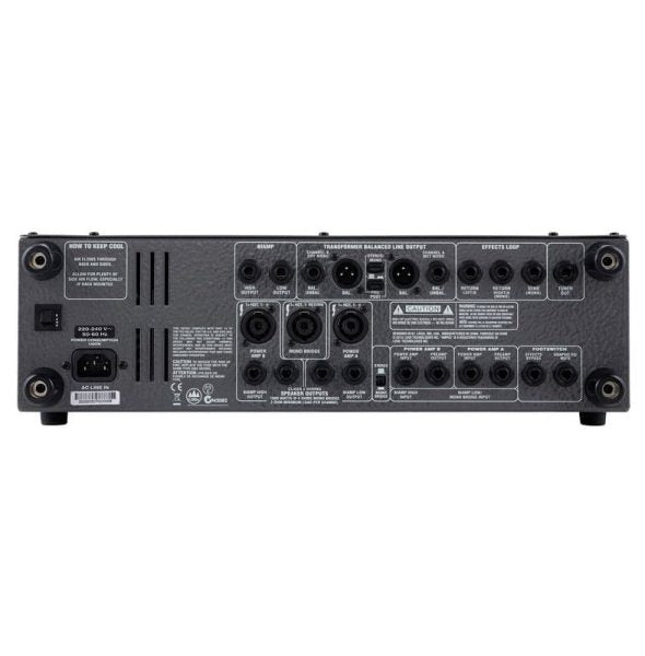 Ampeg SVT-4pro 1200-watt Tube Preamp Bass Amplifier Head |  AMPEG |  AMPLIFIER-BASS |  Zoso Music