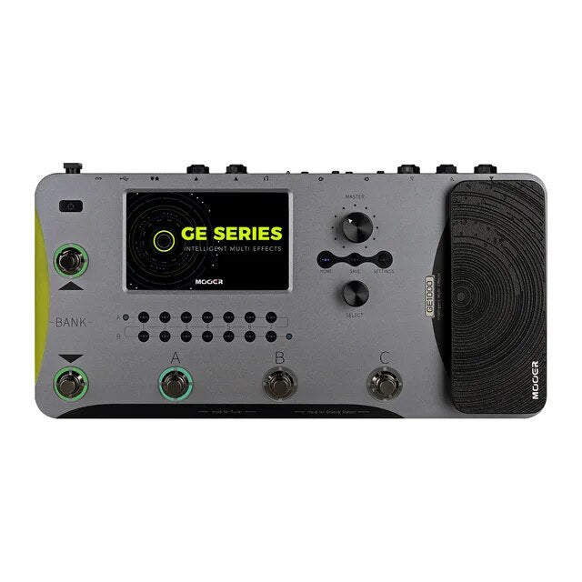 Mooer GE1000 Guitar Amp Modelling and Multi Effects Pedal with Touch Screen | Zoso Music Sdn Bhd