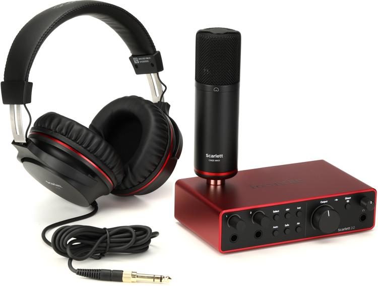 Focusrite Scarlett 2i2 Studio 4th Gen Recording Bundle