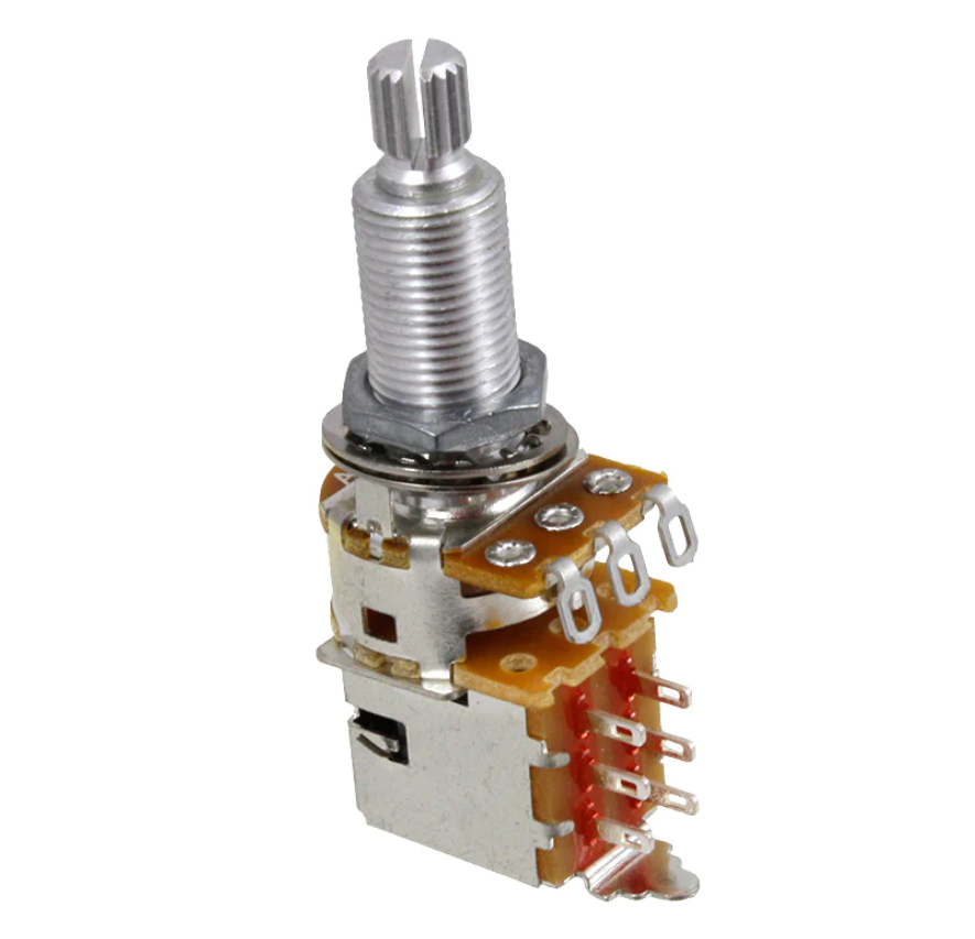 ALLPARTS EP-4286-000 500K 3/4 in Push Pull Audio Pot | Zoso Music Sdn Bhd