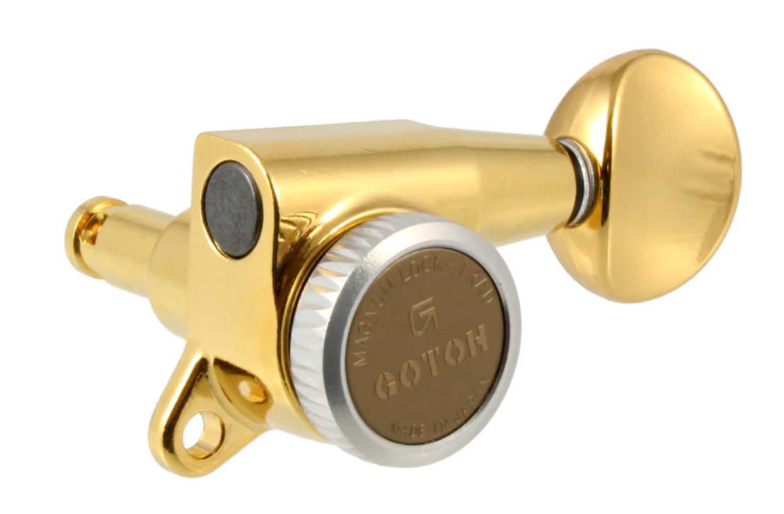 ALLPARTS TK-0938-002 Gotoh 3X3 Locking Tuners Gold (Pack of 6) | Zoso Music Sdn Bhd