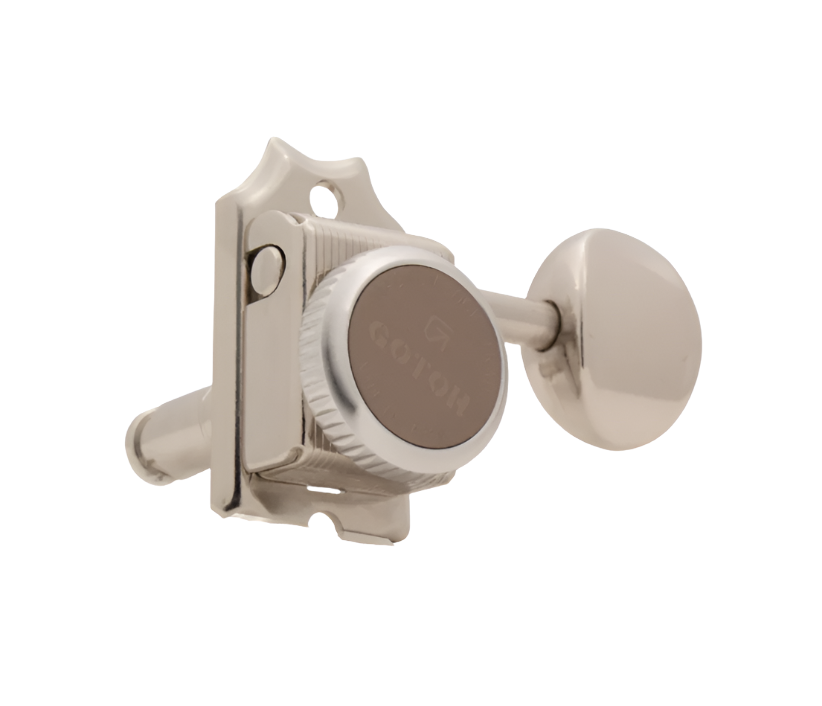 ALLPARTS TK-0769-001 Nickel Gotoh SD91-MGT Vintage-style Locking 6-in-line Tuners (Pack of 6) | Zoso Music Sdn Bhd