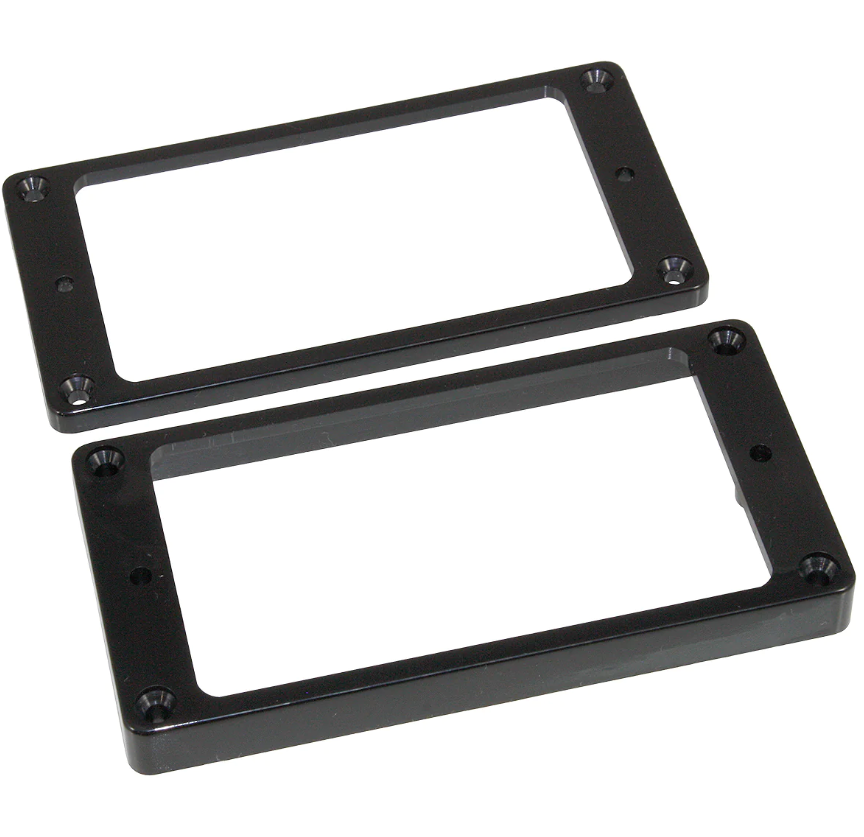 ALLPARTS PC-0745-023 Black Humbucking Guitar Pickup Rings Non-slanted | Zoso Music Sdn Bhd