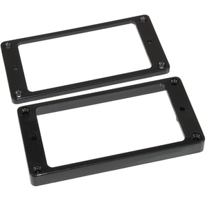 ALLPARTS PC-0745-023 Black Humbucking Guitar Pickup Rings Non-slanted | Zoso Music Sdn Bhd