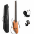 Donner HUSH-I Acoustic-Electric Guitar Kit for Travel Silent Practice - Mahogany