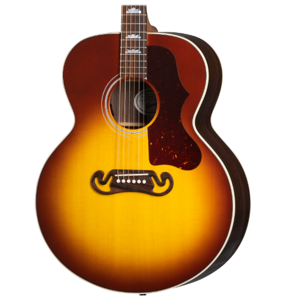 Gibson Sj-200 Studio Rosewood Acoustic-electric Guitar - Satin Rosewood Burst (Sj200) | Zoso Music Sdn Bhd