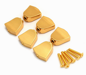ALLPARTS TK-7715-002 Gold Keystone Buttons for Gotoh, Set of 6 | Zoso Music Sdn Bhd