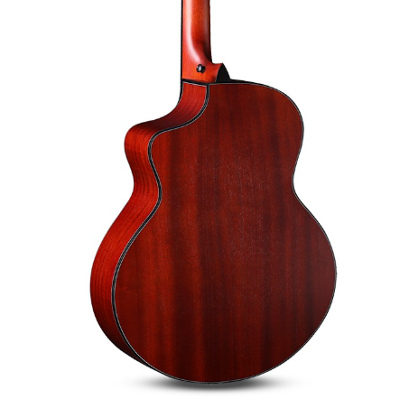 Caesar X-4165C ((X4165C) ) 41in Cutaway Acoustic Guitar Sapele Wood Natural W/Bag (B412)