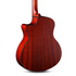 Caesar WL-850C ((WL850C) ) 41in SOLID Top Sapele Cutaway Acoustic Guitar Natural W/Bag (B412)