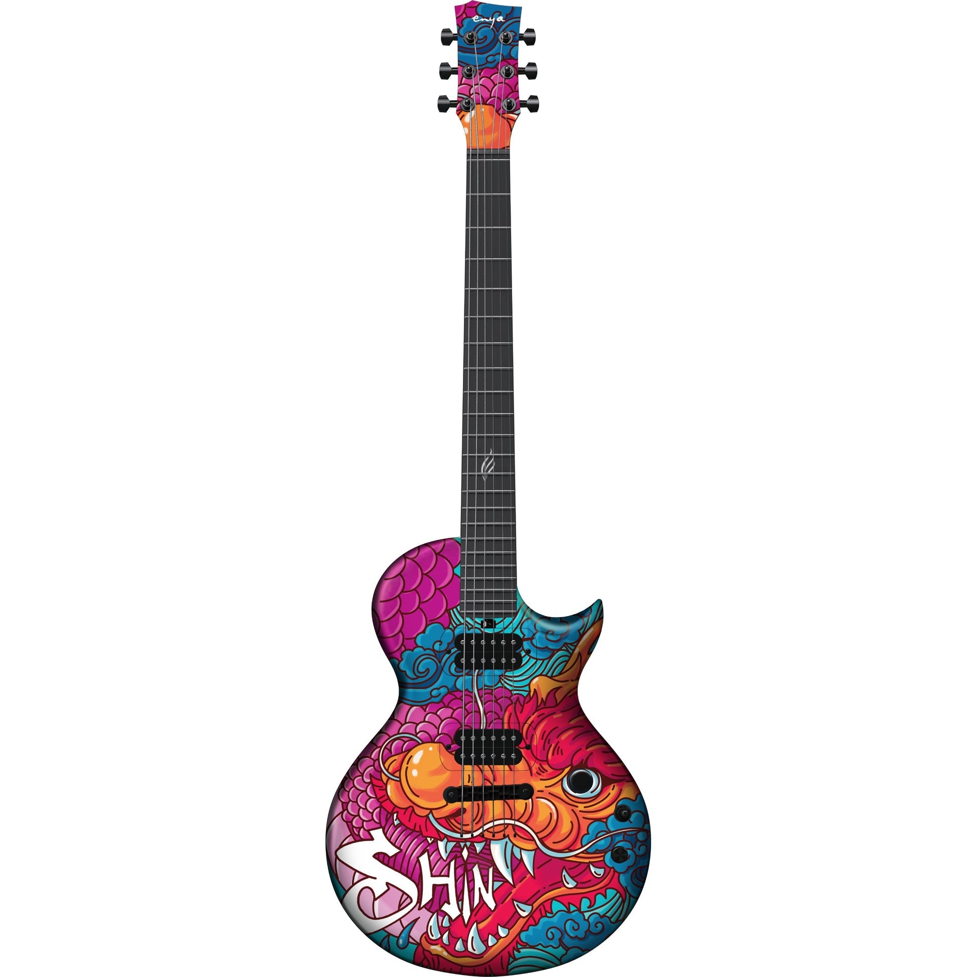 Enya Nova GO Sonic Electric Guitar Dragon