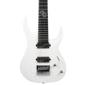 Solar A1.7Vinter 7 String Pearl White Matte Electric Guitar | Zoso Music Sdn Bhd