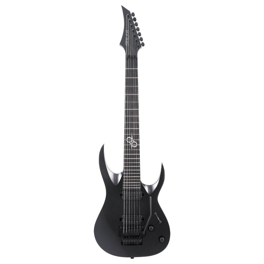 Solar A2.7FRC 7 String Carbon BK Matte Floyd Rose Electric Guitar |  SOLAR |  ELECTRIC GUITAR |  Zoso Music