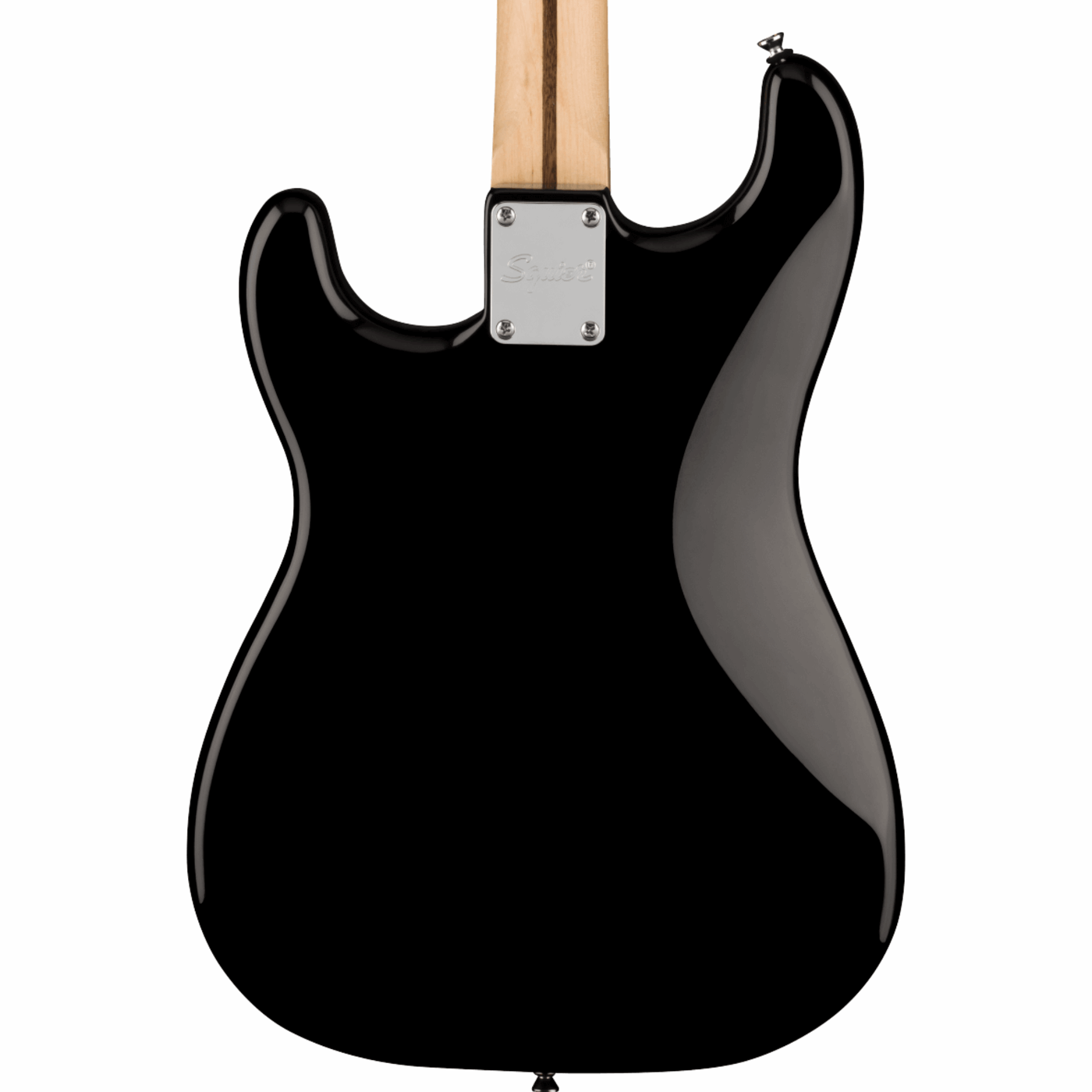 Squier Sonic Stratocaster HT H Electric Guitar Bundle w/Black Pickguard, Laurel FB, Black