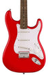 Squier Sonic Stratocaster HT Electric Guitar Bundle w/White Pickguard, Laurel FB, Torino Red