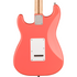 Squier Sonic Stratocaster HSS Electric Guitar w/White Pickguard, Maple FB, Tahitian Coral |  SQUIER BY FENDER |  ELECTRIC GUITAR |  Zoso Music