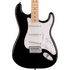 Squier Sonic Stratocaster Electric Guitar w/White Pickguard, Maple FB, Black |  SQUIER BY FENDER |  ELECTRIC GUITAR |  Zoso Music