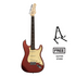 Stagg SES-30 Car Standard "S" Electric Guitar Candy Apple Red Color |  STAGG |  ELECTRIC GUITAR |  Zoso Music