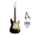 Stagg SES-30 Bk Standard "S" Electric Guitar Black Color |  STAGG |  ELECTRIC GUITAR |  Zoso Music