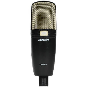 Superlux CMH6A Cardioid electret Condenser mic,
large diaphram appearance |  SUPERLUX |  MICROPHONE-CONDENSER |  Zoso Music