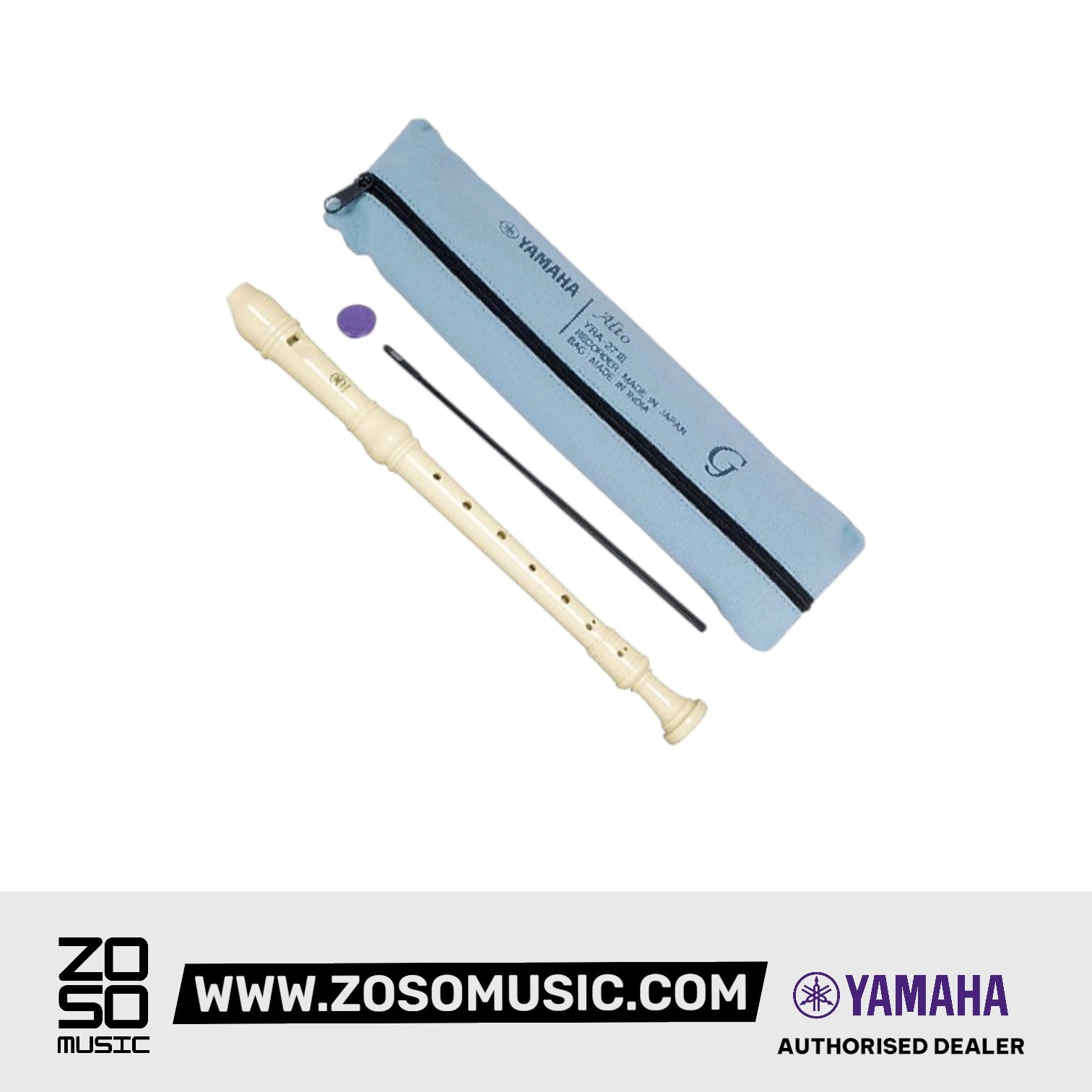 Yamaha YRA 27III Recorder Alto |  YAMAHA MUSIC |  RECORDER-ALTO |  Zoso Music