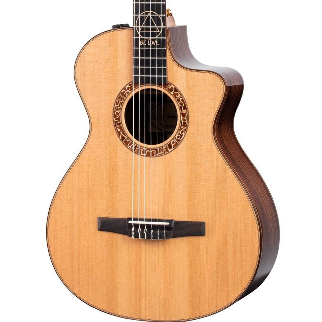 Taylor Jason Mraz Signature Grand Concert Nylon String Acoustic Guitar w/Case | Zoso Music Sdn Bhd