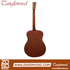 Zoso Music Tanglewood Crossroads TC3 left-handed acoustic guitar back view showing mahogany body and chrome tuners