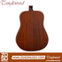 Zoso Music Tanglewood TC5 Crossroads dreadnought acoustic guitar back view showing mahogany wood grain finish